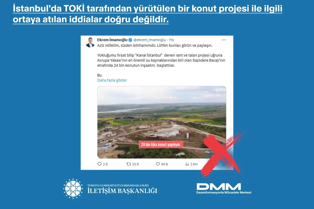 Arnavutköy Projesi iddialarına yalanlama
